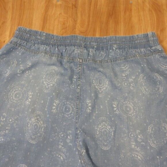 KNOX ROSE High Rise Paisley Drawstring Jogger Size XXL Lightweight 100% Lyocell - Picture 7 of 12